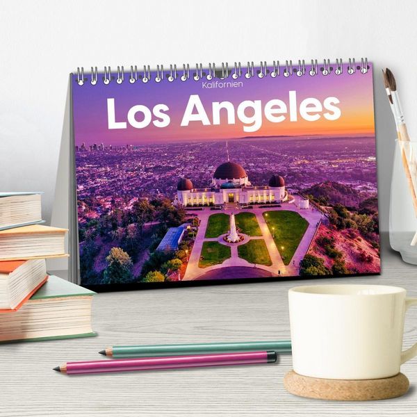 Produktbild: Los Angeles &ndash; Kalifornien (Tischkalender 2027 DIN A5 quer), CALVENDO Monatskalender