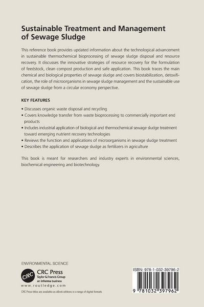 Produktbild: Sustainable Treatment and Management of Sewage Sludge