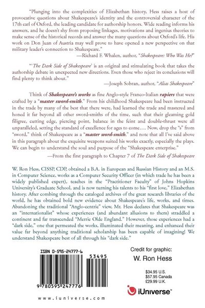 Produktbild: The Dark Side of Shakespeare