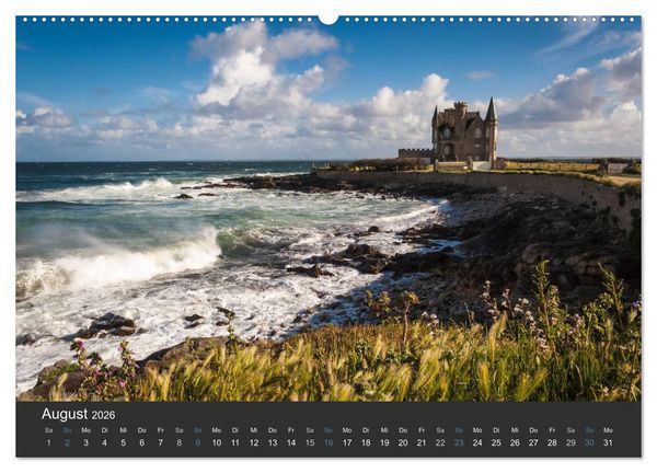 Produktbild: Bretagne - Land am Meer (Wandkalender 2026 DIN A2 quer), CALVENDO Monatskalender