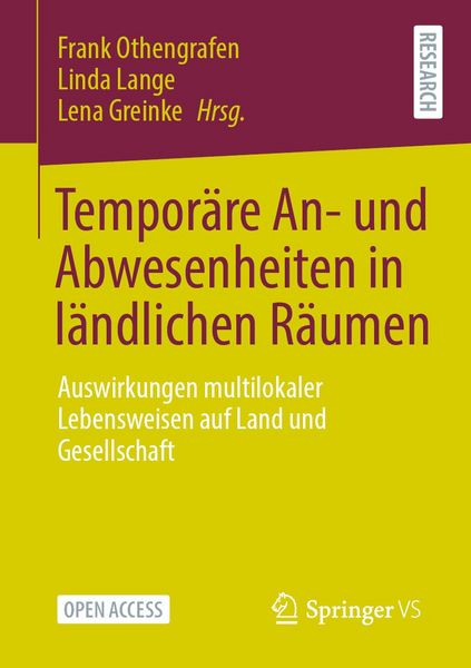 Produktbild: Tempor&auml;re An- und Abwesenheiten in l&auml;ndlichen R&auml;umen