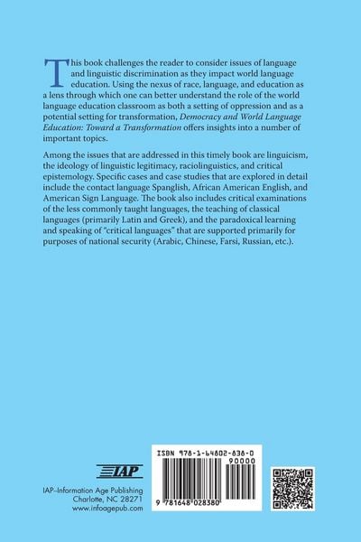 Produktbild: Democracy and World Language Education