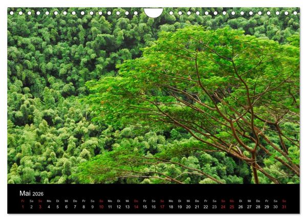 Produktbild: The Unknown HAWAII (Wandkalender 2026 DIN A4 quer), CALVENDO Monatskalender