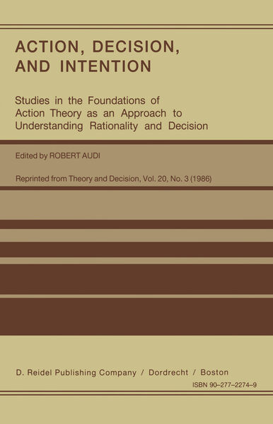 Produktbild: Action, Decision, and Intention