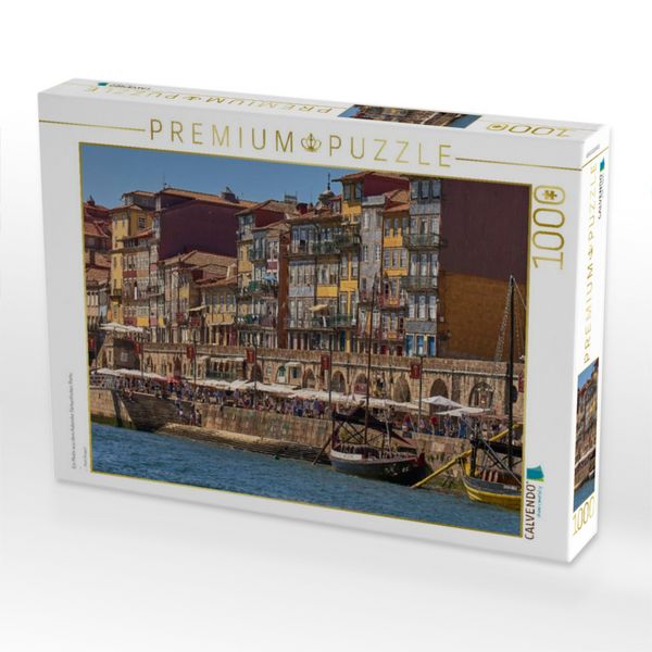 Produktbild: CALVENDO Puzzle Ein Motiv aus dem Kalender Farbenfrohes Porto | 1000 Teile Lege-Gr&ouml;&szlig;e 64x48cm Foto-Puzzle f&uuml;r gl&uuml;ckliche Stunden