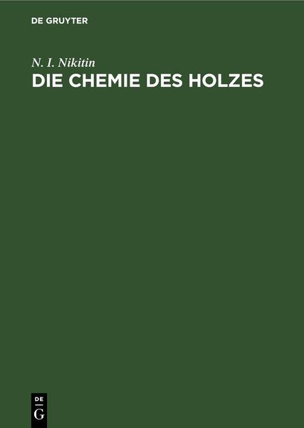 Produktbild: Die Chemie des Holzes