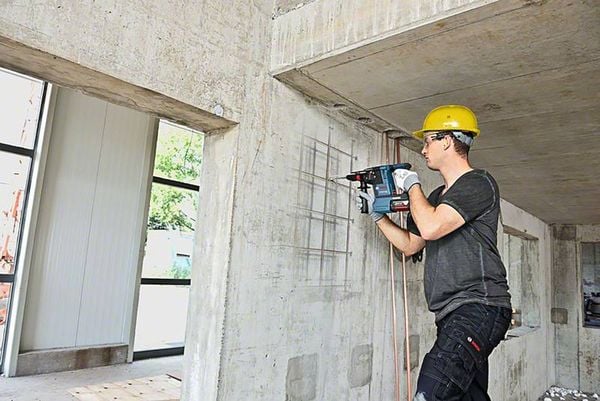 Produktbild: Bosch Professional GBH 18V-26F + GDE SDS-Plus-Akku-Bohrhammer 18 V Li-Ion ohne Akku, ohne Ladeger&auml;t, inkl. Koffer