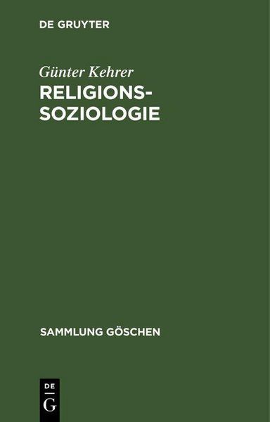 Produktbild: Religionssoziologie