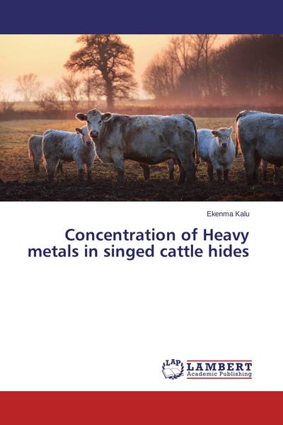 Produktbild: Concentration of Heavy metals in singed cattle hides