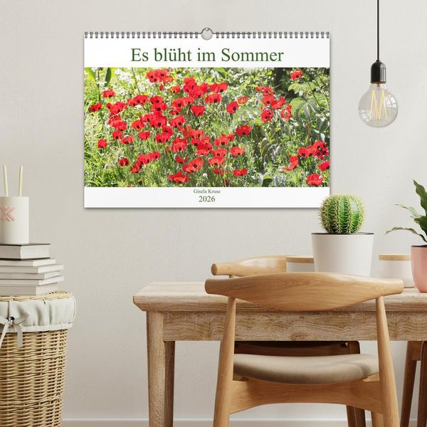 Produktbild: Es bl&uuml;ht im Sommer (Wandkalender 2026 DIN A3 quer), CALVENDO Monatskalender