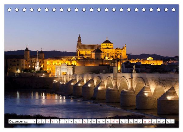 Produktbild: Momente einer Reise - Andalusien (Tischkalender 2027 DIN A5 quer), CALVENDO Monatskalender