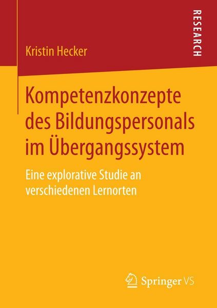 Produktbild: Kompetenzkonzepte des Bildungspersonals im &Uuml;bergangssystem