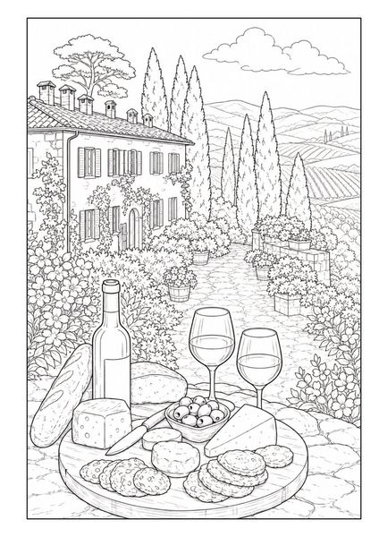 Produktbild: ITALIEN Malbuch f&uuml;r Erwachsene mit 50 wundersch&ouml;nen Ausmalmotiven