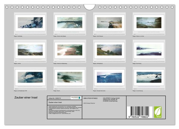 Produktbild: Zauber einer Insel (Wandkalender 2026 DIN A4 quer), CALVENDO Monatskalender