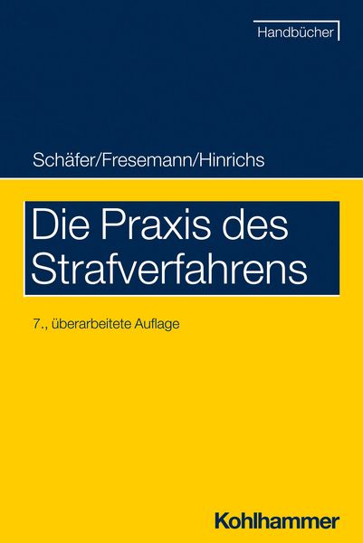 Produktbild: Die Praxis des Strafverfahrens