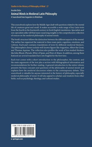 Produktbild: Animal Minds in Medieval Latin Philosophy