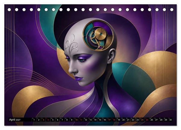 Produktbild: Fantasieportr&auml;ts zwischen Traum und Wirklichkeit (Tischkalender 2027 DIN A5 quer), CALVENDO Monatskalender