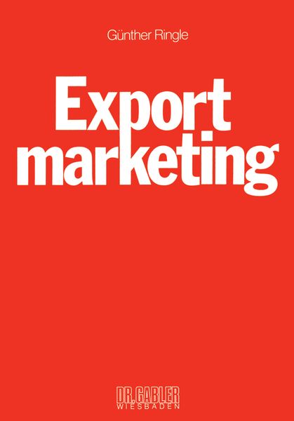 Produktbild: Exportmarketing