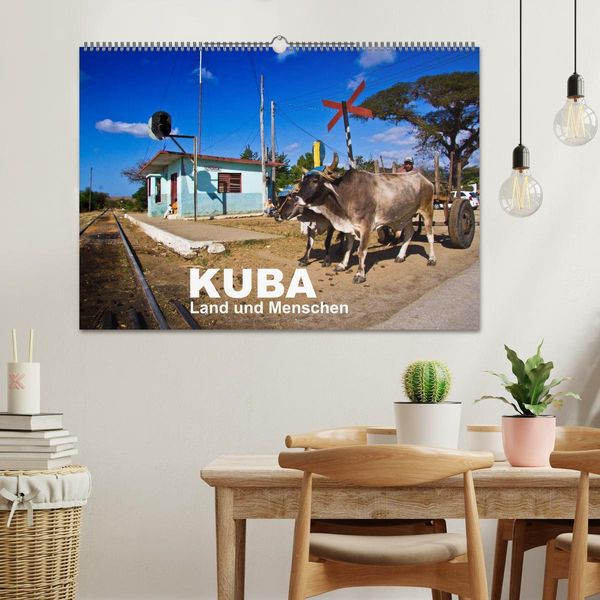 Produktbild: KUBA - Land und Menschen (Wandkalender 2026 DIN A2 quer), CALVENDO Monatskalender
