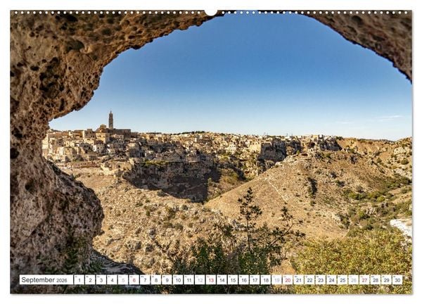 Produktbild: Italiens Welterbe Matera (hochwertiger Premium Wandkalender 2026 DIN A2 quer), Kunstdruck in Hochglanz