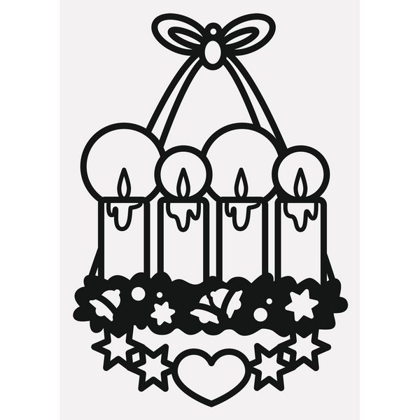 Produktbild: FOLIA&reg; Bastelset Transparentbilder Winter