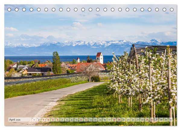 Produktbild: Momente am Bodensee (Tischkalender 2026 DIN A5 quer), CALVENDO Monatskalender