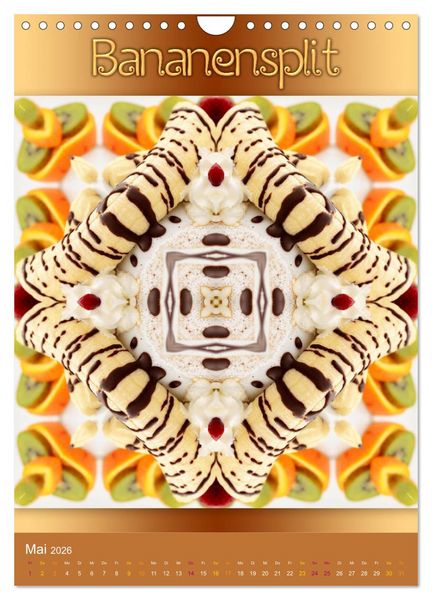 Produktbild: Kulinarische Mandalas (Wandkalender 2026 DIN A4 hoch), CALVENDO Monatskalender