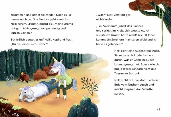Produktbild: Nelli Nashorn. Nur Einh&ouml;rner im Kopf