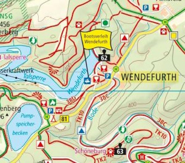 Produktbild: Publicpress Rad- und Wanderkarte Bodetal, Selketal 1:50.000
