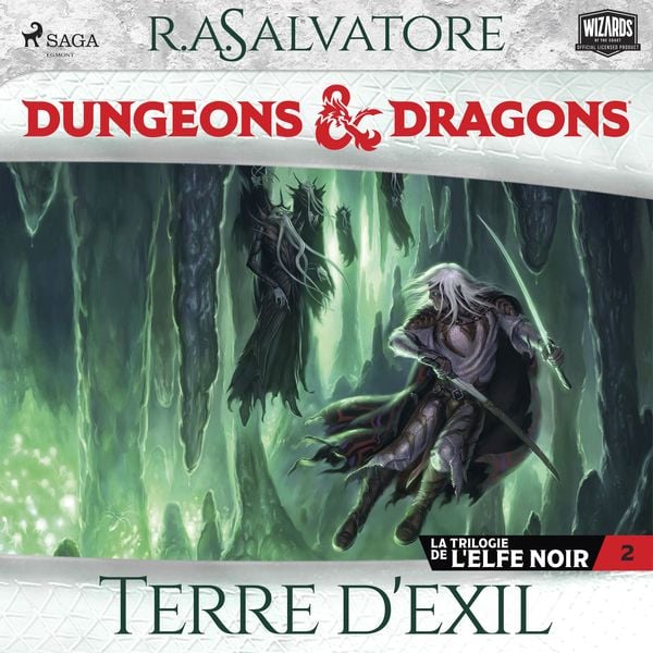 La Trilogie de l'Elfe noir – tome 2 – Terre d'exil - R.A. Salvatore, Audio, 9788728409442