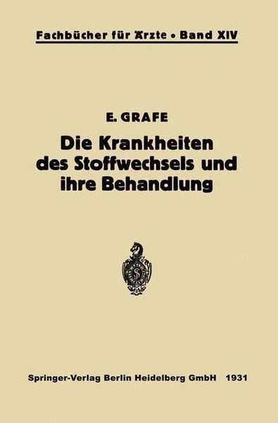 Produktbild: Die Krankheiten des Stoffwechsels und ihre Behandlung