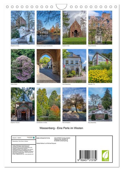 Produktbild: Wassenberg - Eine Perle im Westen (Wandkalender 2026 DIN A4 hoch), CALVENDO Monatskalender