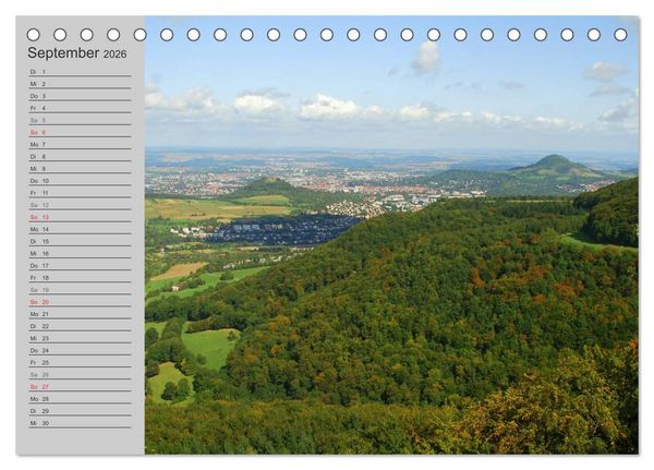 Produktbild: Pfullingen ... und Umgebung (Tischkalender 2026 DIN A5 quer), CALVENDO Monatskalender