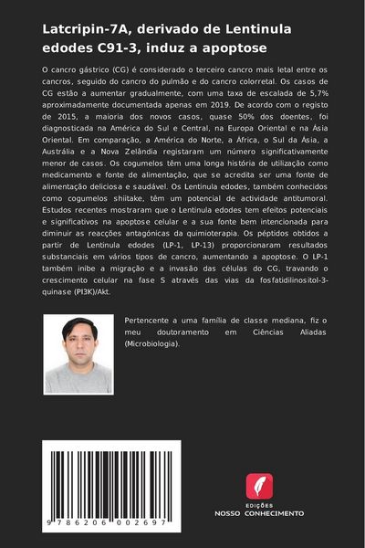 Produktbild: Latcripin-7A, derivado de Lentinula edodes C91-3, induz a apoptose