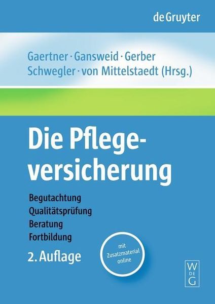 Produktbild: Die Pflegeversicherung