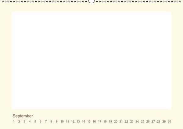 Produktbild: Immerw&auml;hrender Kalender zum selber Gestalten (Wandkalender immerw&auml;hrend DIN A2 quer)