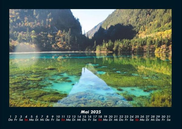 Produktbild: Die Seen der Erde 2025 Fotokalender DIN A4