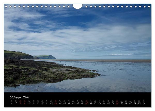 Produktbild: Wales - Pembrokeshire Coast Path (Wandkalender 2026 DIN A4 quer), CALVENDO Monatskalender
