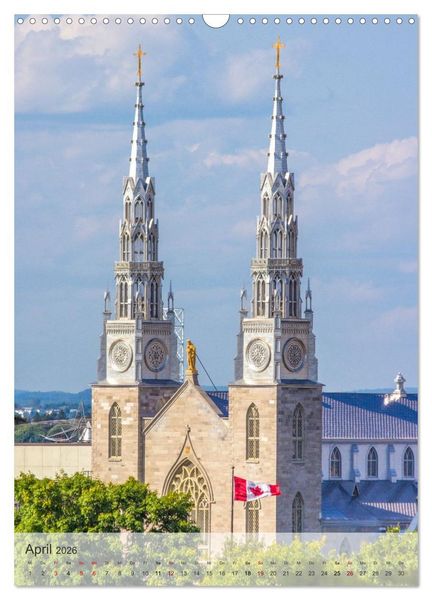 Produktbild: Ottawa - Eine Stadt mit Geschichte (Wandkalender 2026 DIN A3 hoch), CALVENDO Monatskalender