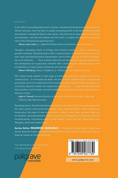 Produktbild: Racializing Justice, Disenfranchising Lives