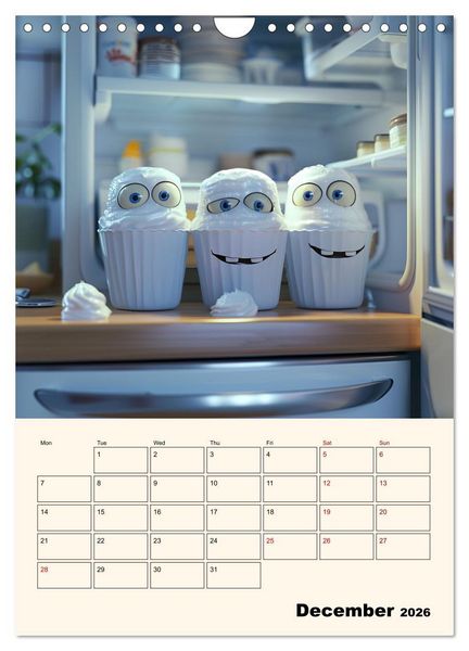 Produktbild: The Light ist still on in the Fridge (Wall Calendar 2026 DIN A4 portrait), CALVENDO 12 Month Wall Calendar