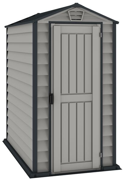 Produktbild: Kunststoff Ger&auml;tehaus 104x180 Gartenhaus Dreht&uuml;r
