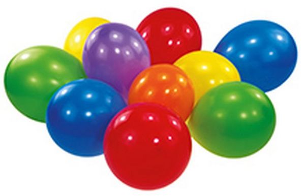 Produktbild: Luftballons mehrfarbig &Oslash;22,3cm 100 St&uuml;ck