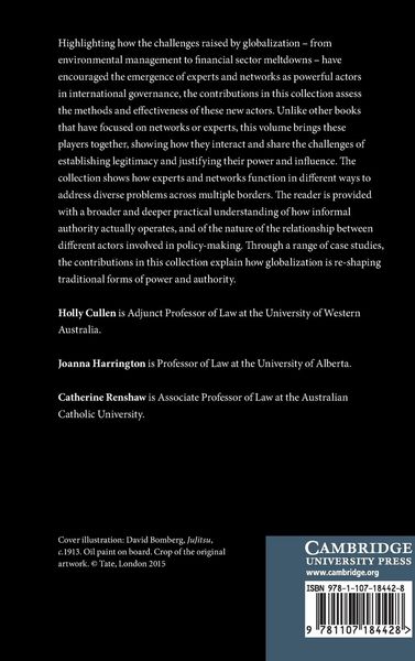 Produktbild: Experts, Networks and International Law