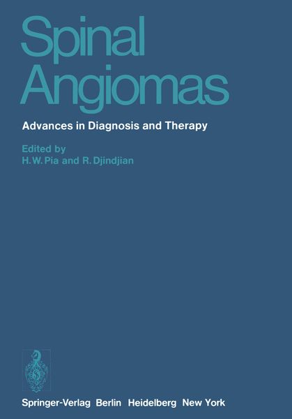 Produktbild: Spinal Angiomas