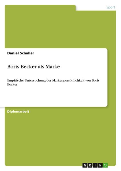 Produktbild: Boris Becker als Marke
