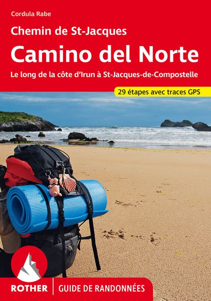 Produktbild: Chemin de St-Jacques - Camino del Norte (Rother Guide de randonn&eacute;es)