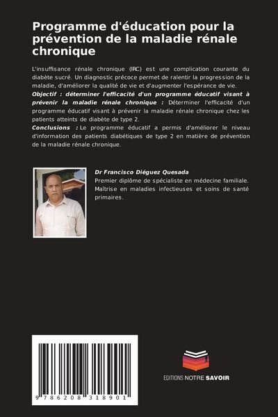 Produktbild: Programme d'&eacute;ducation pour la pr&eacute;vention de la maladie r&eacute;nale chronique