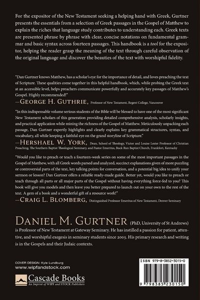Produktbild: An Expositor's Handbook to the Greek Text of Matthew