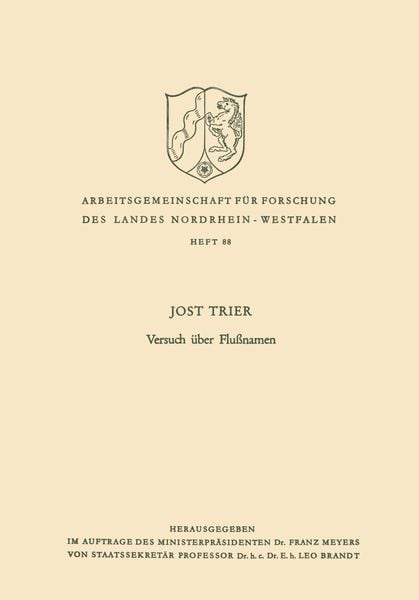 Produktbild: Versuch &uuml;ber Flu&szlig;namen